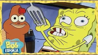 Bob Esponja | O Bob Esponja está insultando todo mundo?! | Bob Esponja em Português