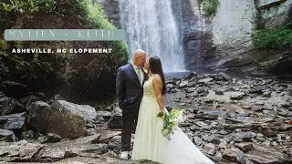Breathtakingly Beautiful Waterfall Elopement in Asheville, NC