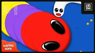 WORMS ZONE epic Gameplay Top 1 | video #097 | slitherio wormate biggest snake io🐍 game | LUKIRAZONE