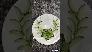 Cucumber Salad Decoration Ideas |Beautiful Salad Decoration😍#saladdecoration#shortvideo#saladideas