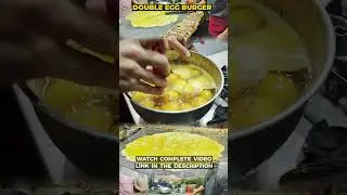 Super Delicious Double Egg Burger #shorts #youtubeshorts