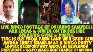 Bayshore Park Дон Орландо Кэмпбелл, он же Лукас, в прямом эфире на TikTok с Sinful A Talk Bout Gv...