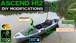 Ascend H12 Kayak Mods  |  YakAttack  |  Railblaza Mounts  |  GoPro Camera Mount