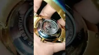 TEVISE Automatic Gold Watch Unboxing