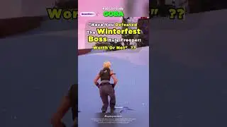 Winterfest event 2025: Yule Trooper boss reward worth it? #fortnite #fortnitememes