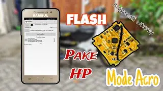 Cara Flash Acro Mode FC brushed Rajawali Whoop menggunakan Android
