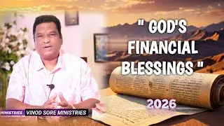 God's Financial Blessings For You | New Bible Message 2026 | Vinod Sore