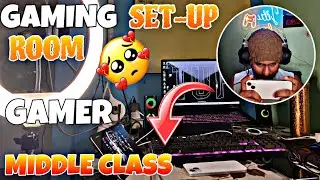 Gaming Set-up of A Middle Class Gamer | middle class gaming Setup BGMI | best budget gaming setup🇮🇳💥