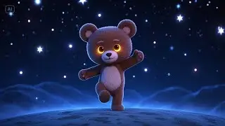 Teddy Took a Trip to the Moon | Space Adventure Rhyme for Kids | Nursery Rhymes & Songs for Children
