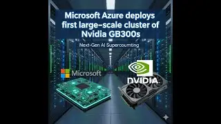 Microsoft Azure Deploys First Large Scale Cluster of Nvidia GB300s (Raw Thoughts)