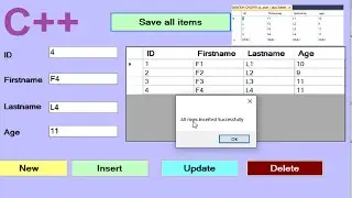 C++ for beginners: Save all rows from datagridview to SQL Server database in CPlusPlus