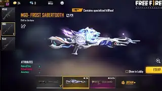 Mythos M60 - Frost Sabertooth 🤯🔥| Free Fire 🇮🇳❤️