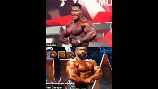 Neckzilla VS Hadi Choopan | Side Chest Pose Comparison #shorts #neckzilla #hadichoopan #comparison