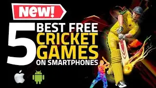 Top-5 Best Cricket Games For Android 2021 High Realistic Graphics & Unique Features | Must Try