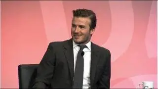 David Beckham Talks America, Harper, and the Royal Wedding at Google