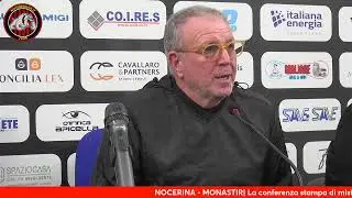 NOCERINA - MONASTIR| La conferenza pre-gara di Franco Fabiano