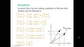 #173 || 13 2D Transformations || Rotation || Scaling || Examples || Part 2 || Class With Sonali