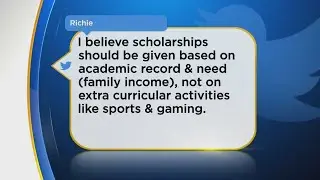 Viewers Respond To College Scholarships For Video Gamers