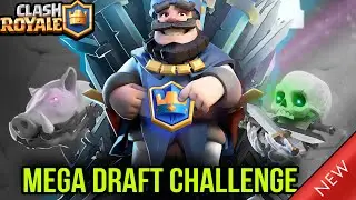 🎁 New MEGA DRAFT CHALLENGE IN CLASH ROYALE BEST DECK FOR CHALLENGE ✅