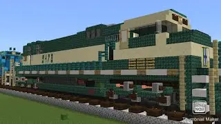 Minecraft BNSF SD70Mac Executive Paint Locomotive Tutorial