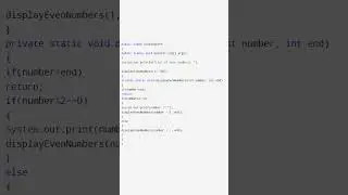 Java Program to to Display Even Numbers From 1 to 100 using nested if Statement #java #coding