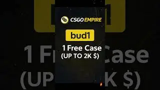 CSGOEmpire Promo Code &ldquo;BUD1&rdquo; &rarr; FREE CASE up to $2,000! (No Deposit) 2025 #csgoempire
