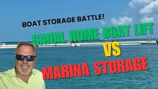 Should I buy a gulf access canal home to store my boat or use a marina? Pros and Cons!