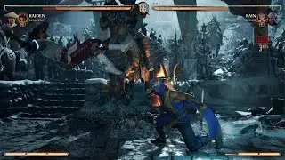 MK1 Raiden vs Scorpion (opponent quits)