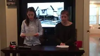 En las noticas Abbey Levy and Brinley Foreman