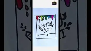HAPPY HOLI | HOLI COLORS #satisfying #art #littleslearningtv #viral #shorts