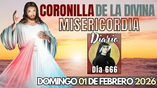 Día 666 | Coronilla de la Divina Misericordia de HOY | Diario Santa Faustina | 1 de Febrero del 2026