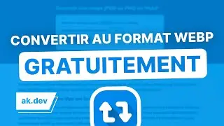 Un convertisseur WebP 100% GRATUIT !