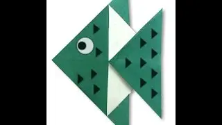 origami tropical fish. оригами тропическая рыба.