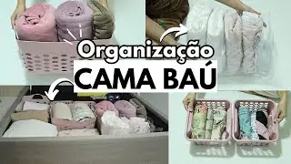 CAMA BAÚ: Dicas de organização | novas roupas de cama