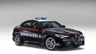 2016 Alfa Romeo Giulia Qv Carabinieri The Newest Italian Performance Car To Get Police Livery