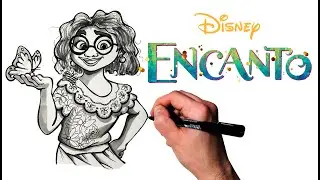 How to Draw Mirabel Madrigal from Disney&rsquo;s Encanto 🦋
