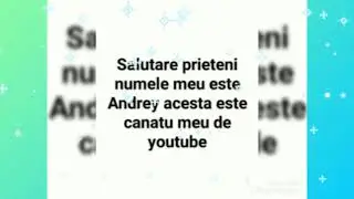 Acest video din pacate este am scurt 👍