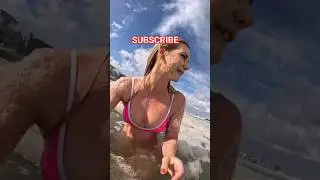 Influencer Goes For A Swim In Her 