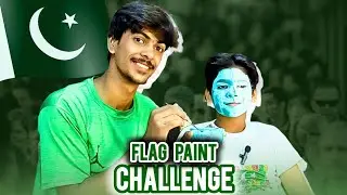 🇵🇰 Pakistan Flag Face Paint Challenge | 14 August Special