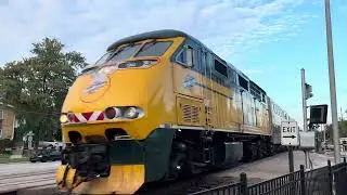 Metra Heritage Unit #90 at College Station | Wheaton, Illinois | Ignore my Sister in the Backround.