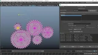 #Maya-Rigging (Script using)Mechanic Gear tutorial with #BegginerGuru.