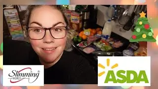 WEEKLY FOOD SHOP  BEFORE CHRISTMAS DECEMBER 2020 SLIMMING WORLD FRIENDLY