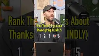 Ranking Things About Thanksgiving!! What Do You Think? #shorts #rank #thanksgiving #food #family