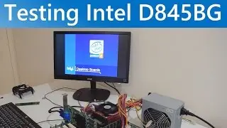 Testing Intel D845BG motherboard
