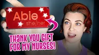 Thanking my NHS Nurses with 3D Printed LED Name Badges