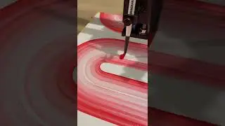 #GradientArtistry #AbstractCanvas #RedPalette #MinimalArtMood #CreativeExpression #AcrylicVibes