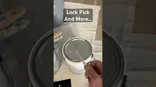 Lock Pick Only? EDC Paint Can Opener Too! #lockpicking #locksport #painting #edc #lockpicks #howto