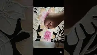 Satisfying Floral Texture painting. #texturepainting #satifyingvideo #paintingtechnique #asmr