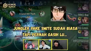 REAKSI STREAMER RRQ BAI JUNGLER TAPI LUPA GANTI SMITE 💀