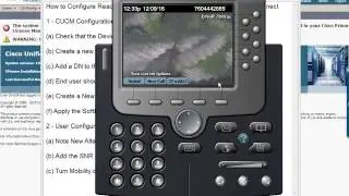 CISCO Video Cheat Sheet  - Configuring Single Number Reach